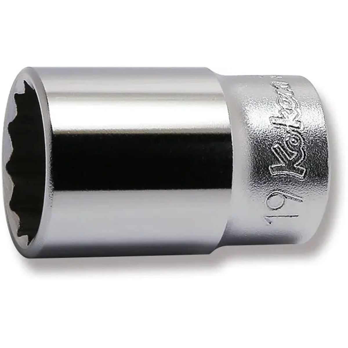 Ko-ken Usa 3305x-19 3/8 Square Drive Socket 19 Mm 12 Point Length 40 Mm