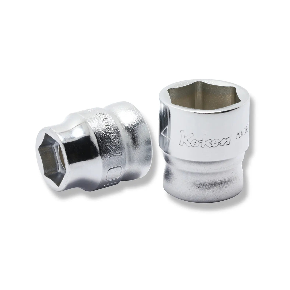 Ko-ken Usa 3/8 Sq. Dr. 6-point Z-series Metric Chrome Socket In 22mm