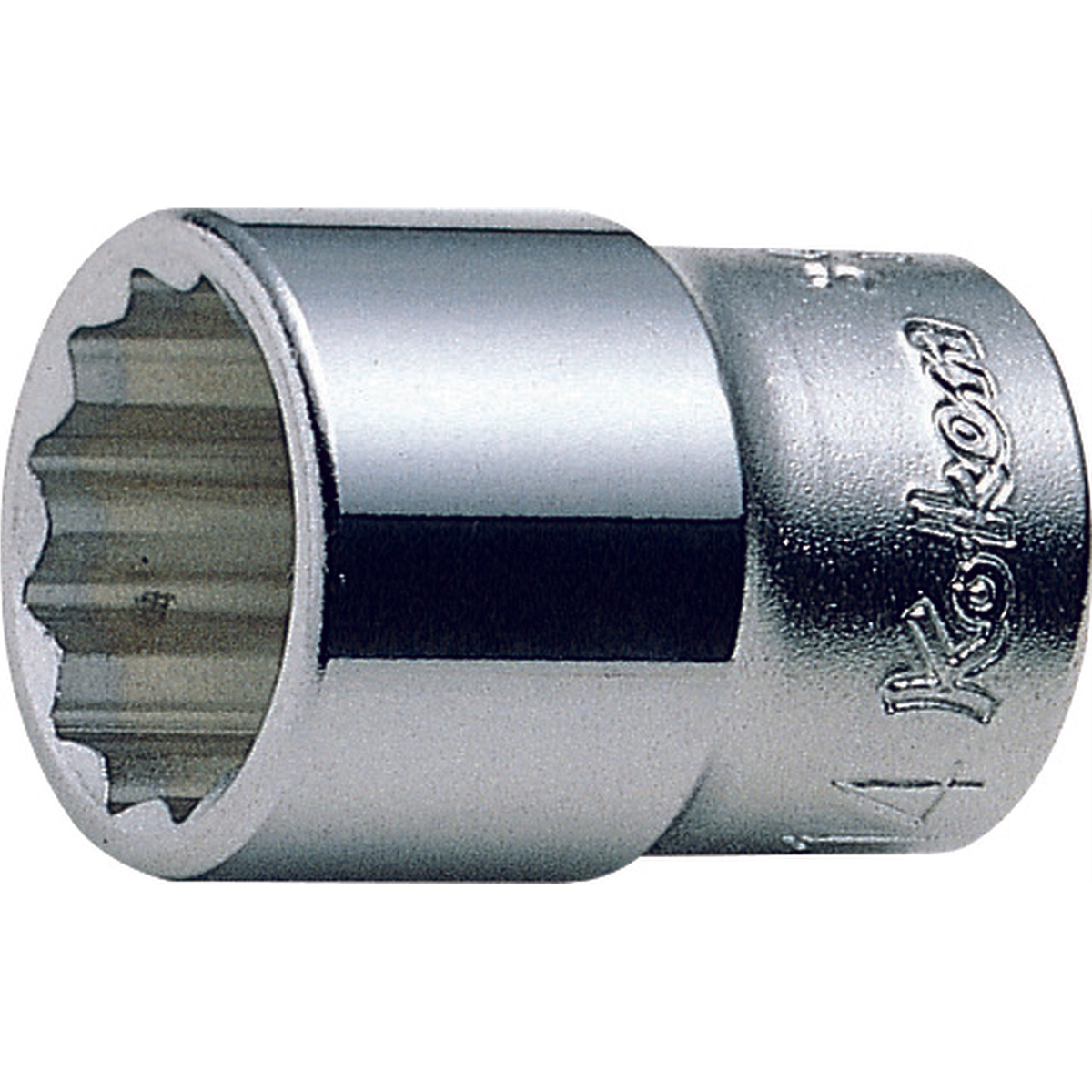 Ko-ken Usa 3405a-7/16 3/8 Sq. Dr. Socket 7/16 12 Point Length 26mm