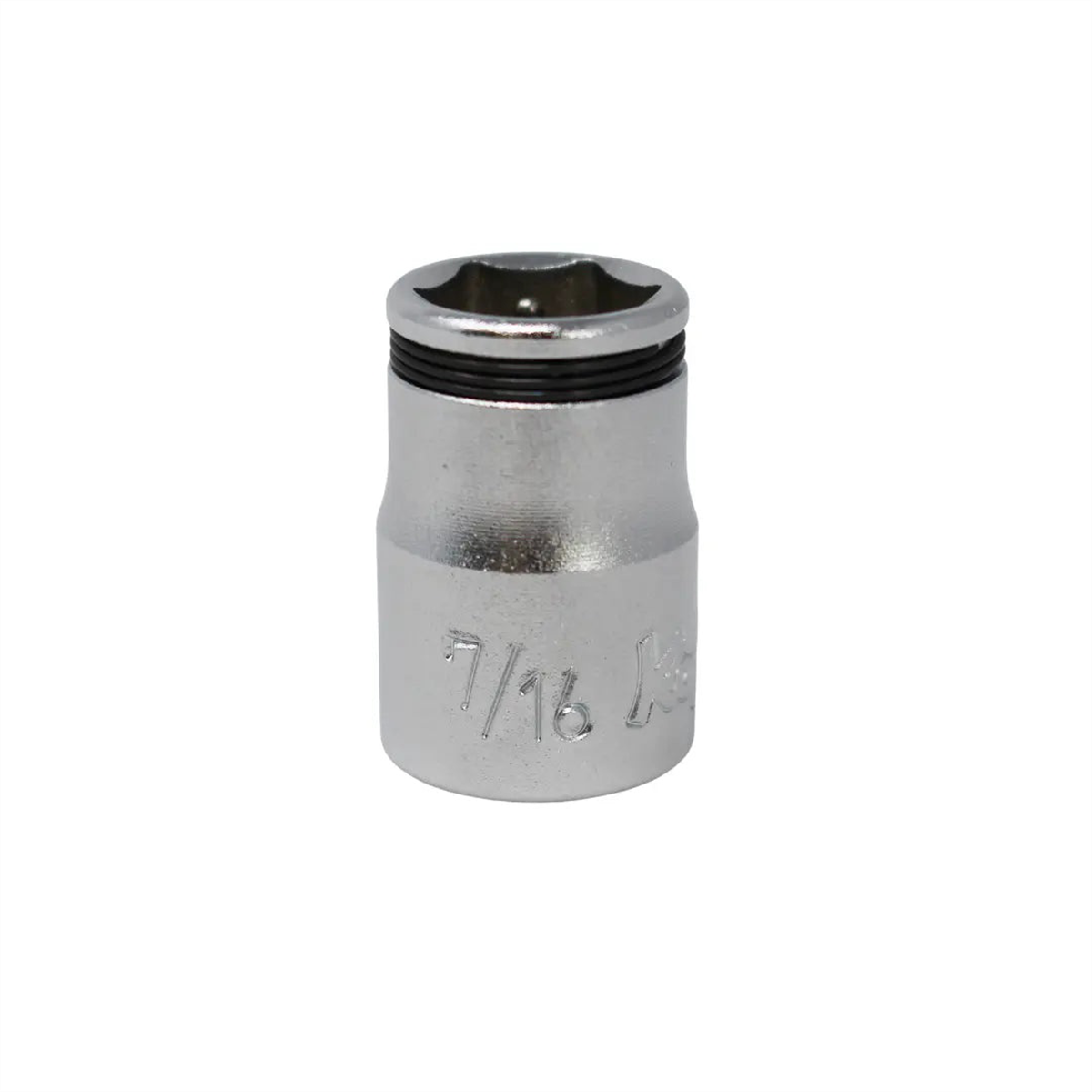 Ko-ken Usa 3/8 Sq. Dr. Sae Nut Grip Chrome Socket In 7/16