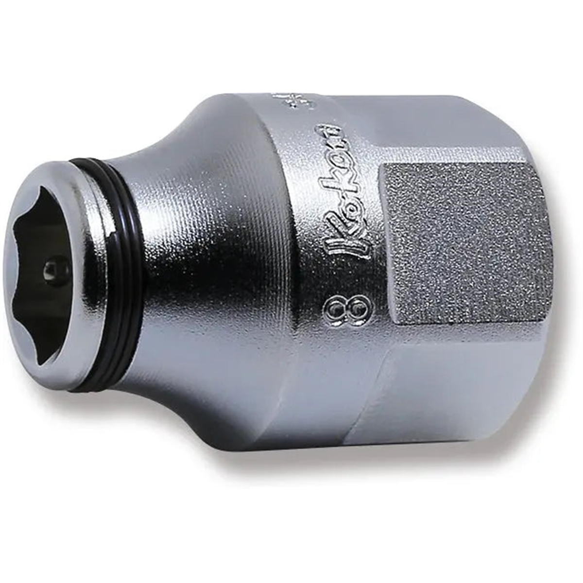 Ko-ken Usa 3450mh-8 3/8 Square Drive Socket 8 Mm Nut Grip Length 26 Mm Outer Hex 17 Mm