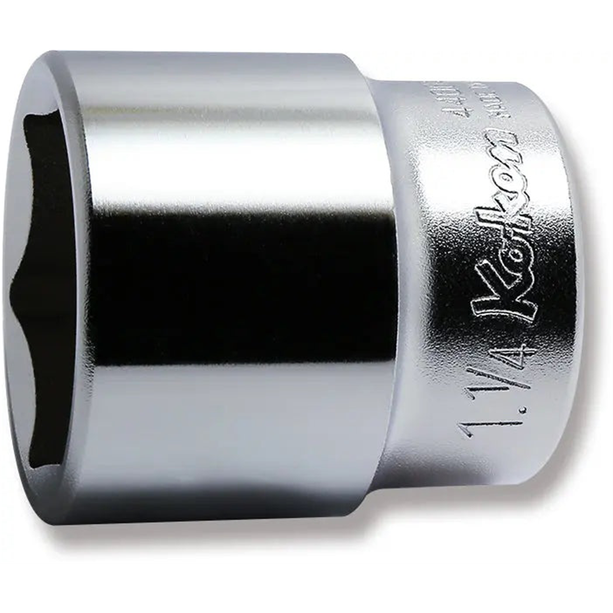Ko-ken Usa 4400a-1.1/4 1/2 Square Drive Socket 1.1/4 6 Point Length 46 Mm