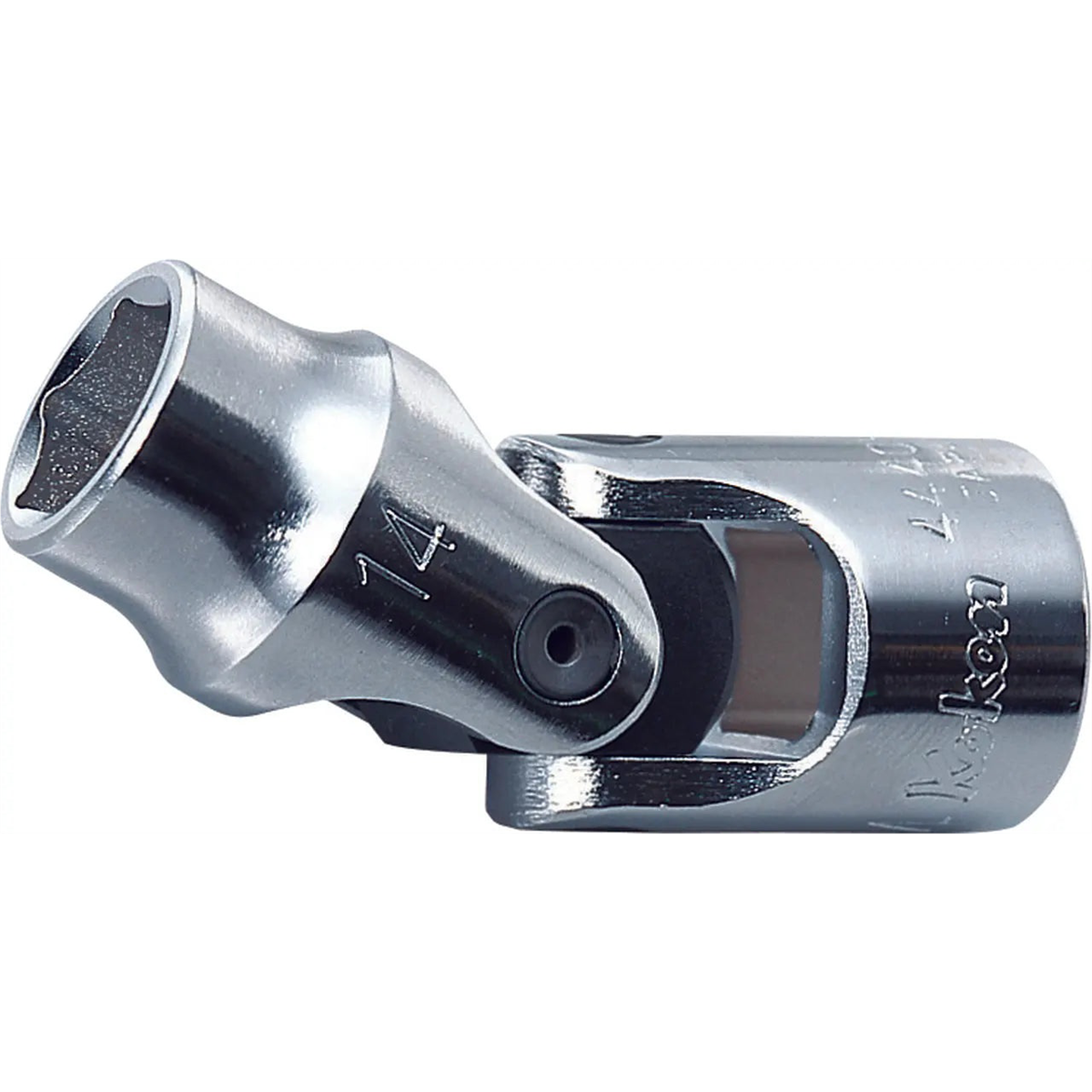 Ko-ken Usa 4440m-14 1/2 Square Drive Universal Socket 14 Mm 6 Point Length 66 Mm