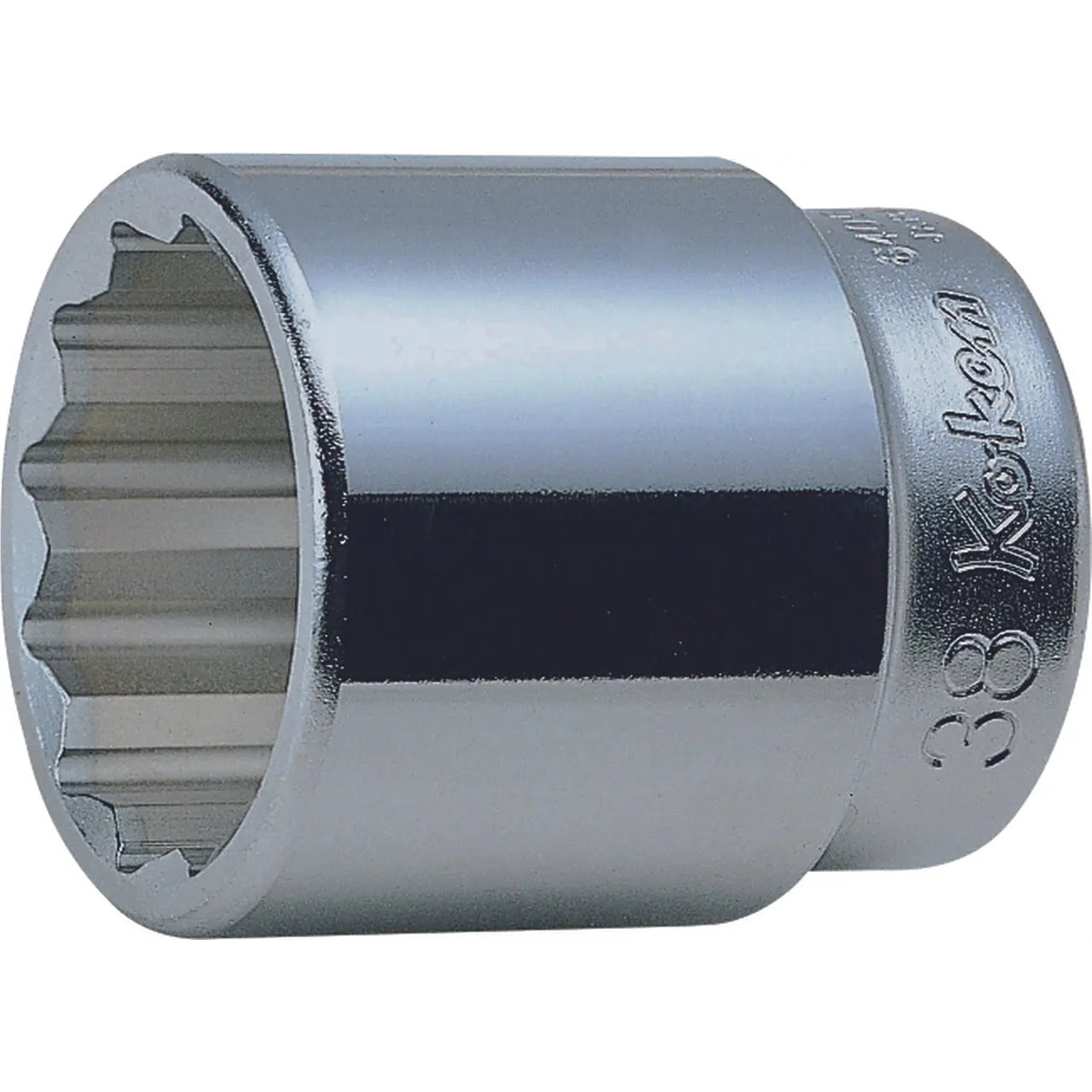 Ko-ken Usa 6405m-52 3/4 Square Drive Socket 52 Mm 12 Point Length 72 Mm
