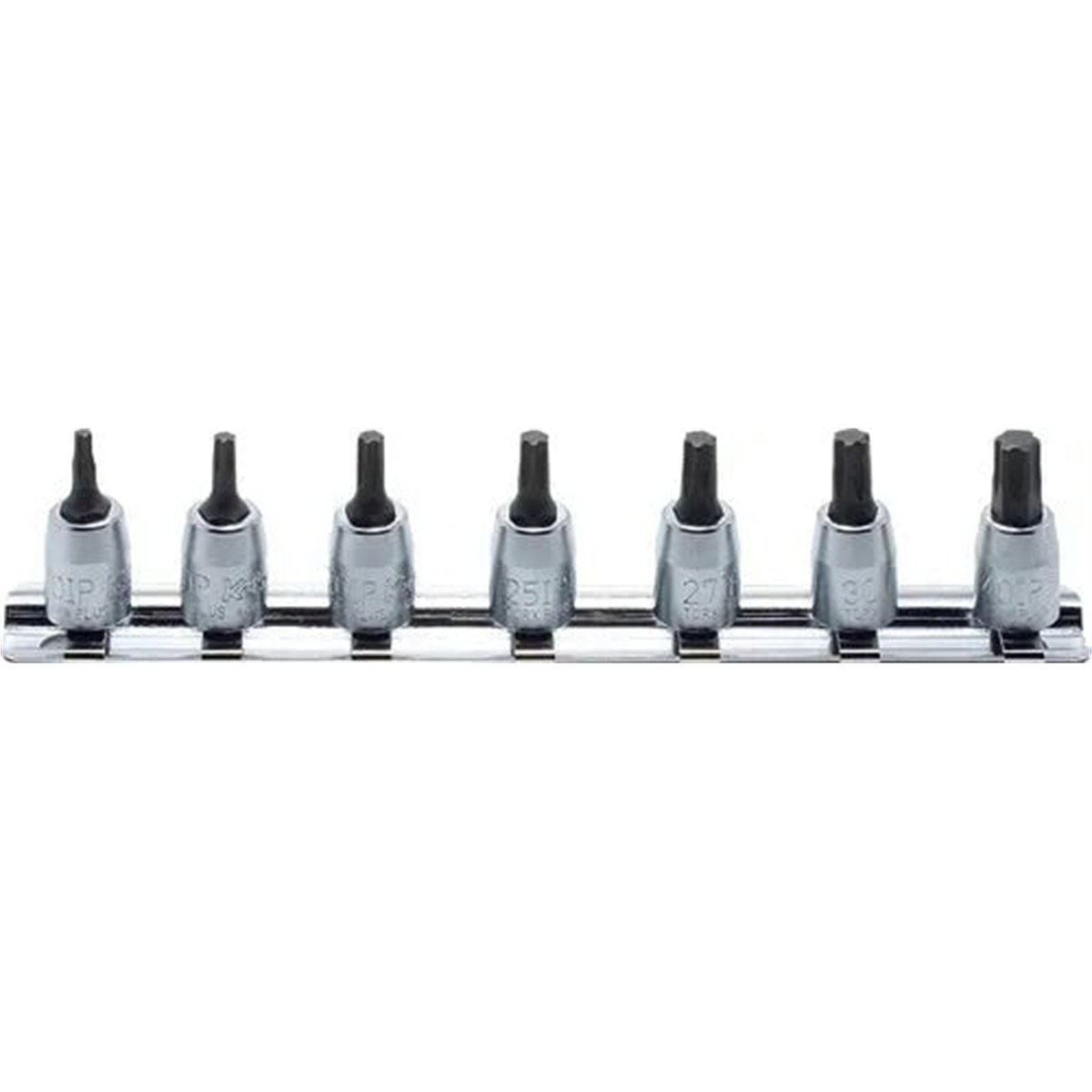 Ko-ken Usa Rs2025/7-ipr 1/4 Sq. Dr. 7 Piece Tamper-resistant Torxplusâ® Bit Socket Set 10ipr-40ipr