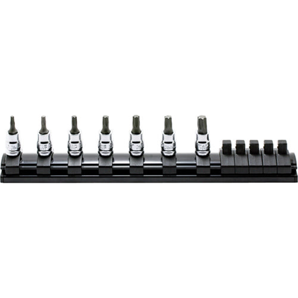 Ko-ken USA RS2025Z/7-L50 1/4 Sq. Dr. 7 Piece Z-Series TORX® Bit Socket Set T10-T40 Length 50mm