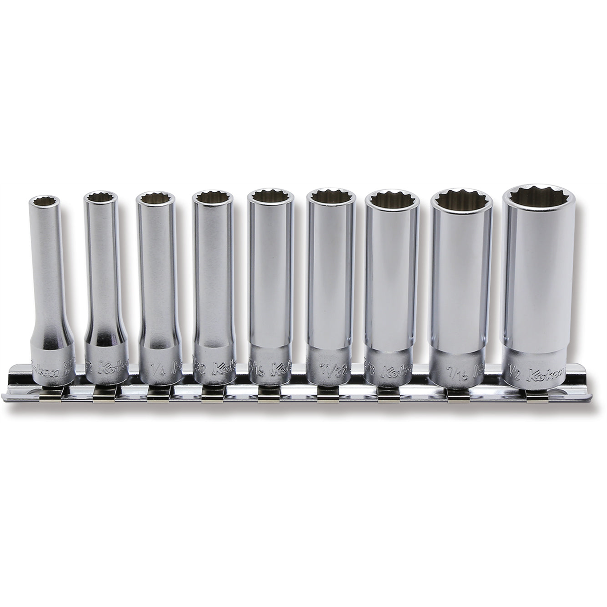 Ko-ken USA RS2305A/9 1/4 Sq. Dr. Socket set 3/16-1/2 12 point 9 pieces