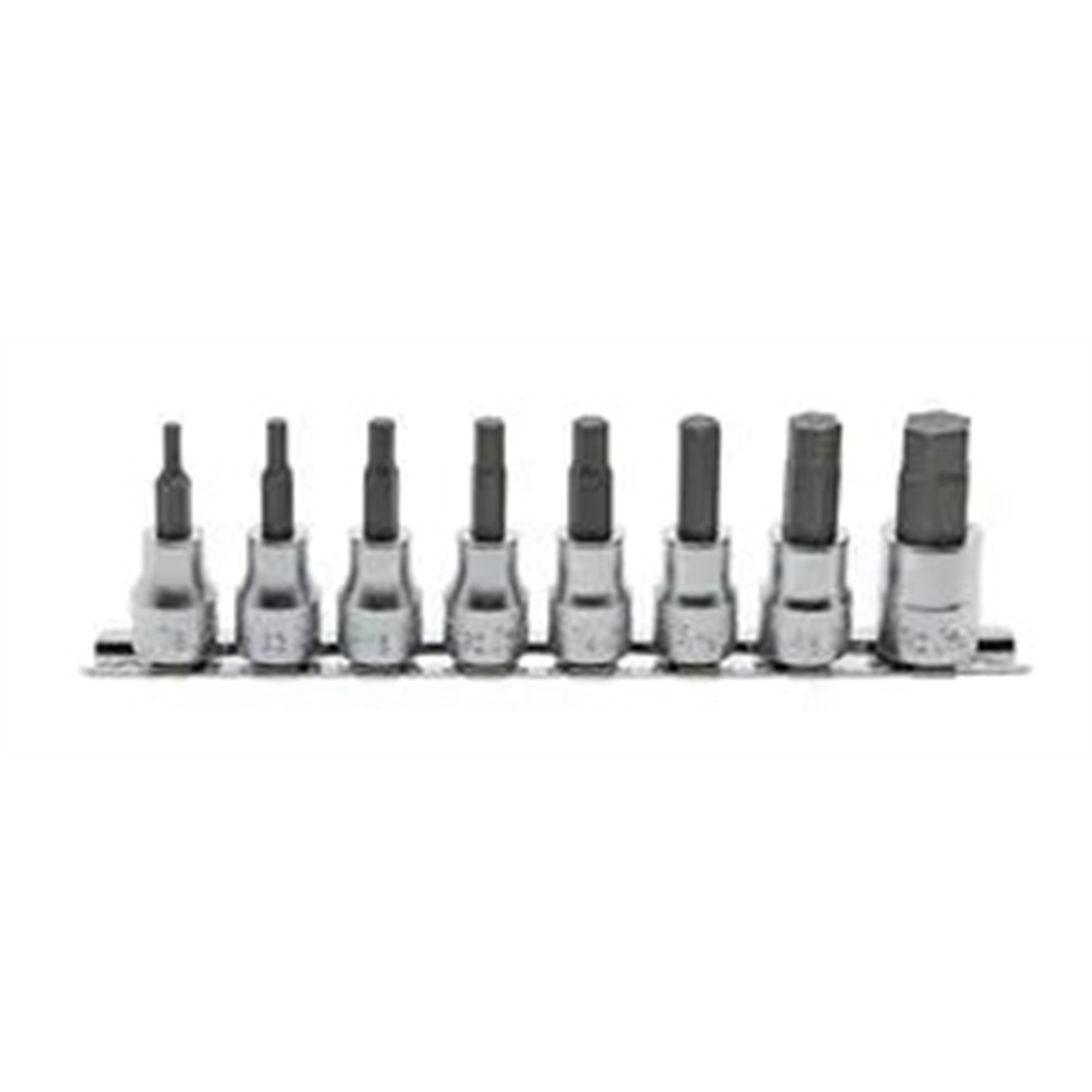 Ko-ken Usa Rs3010a/8-l50 3/8 Sq. Dr. Bit Socket Set 1/8-1/2 Hex 200mm 8 Pieces