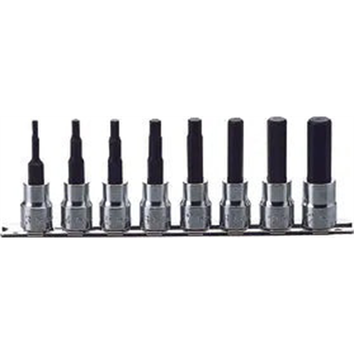 Ko-ken Usa Rs3010m/8-l62 3/8 Sq. Dr. Bit Socket Set 3mm-12mm Hex 200mm 8 Pieces