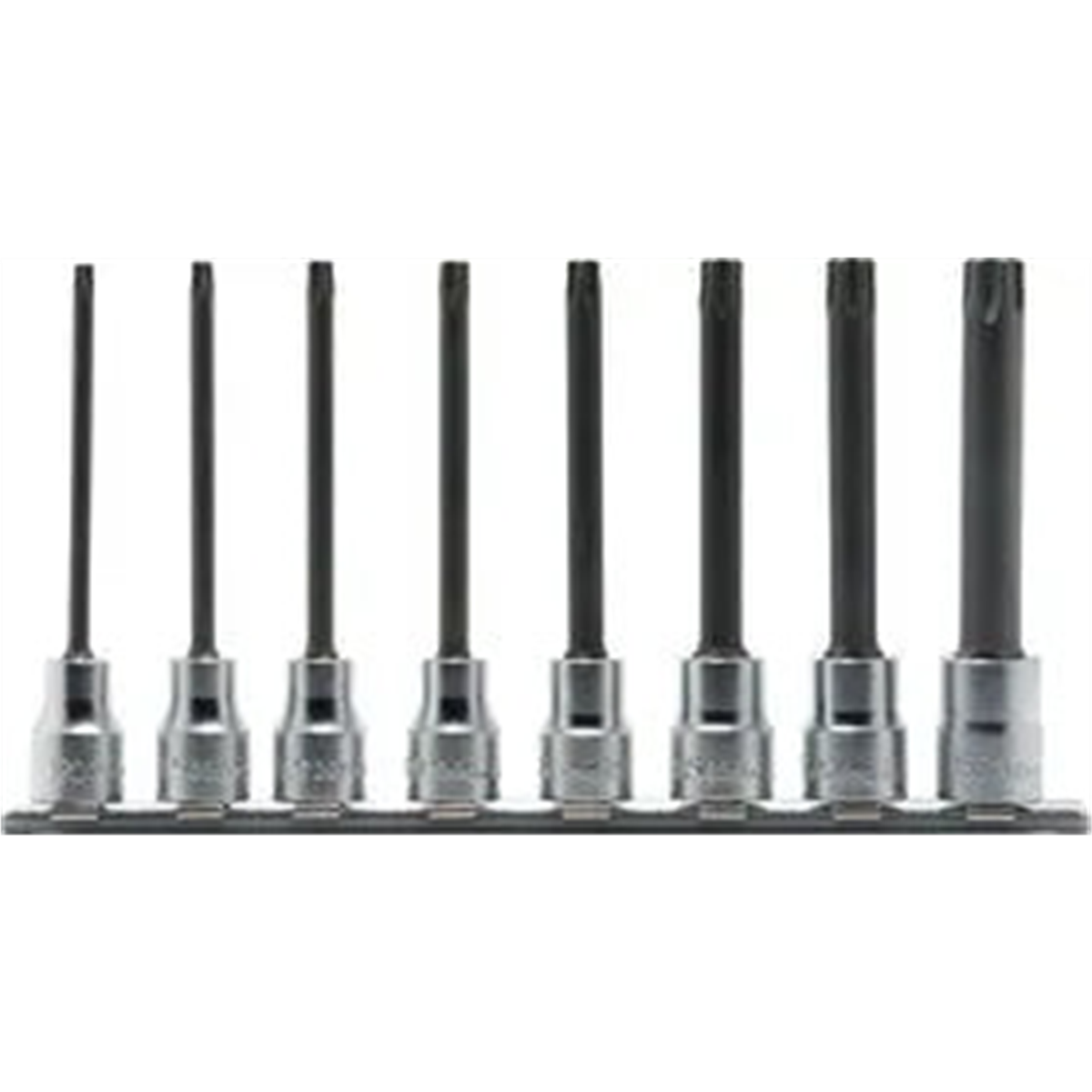 Ko-ken Usa Rs3025/8-l100r 3/8 Sq. Dr. 8 Piece Round Shank Torxâ® Bit Socket Set T20-t55