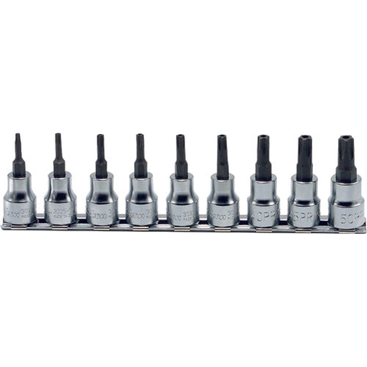 Ko-ken Usa Rs3025/9-ipr 3/8 Sq. Dr. 9 Piece Tamper-resistant Torxplusâ® Bit Socket Set 10ipr-50ipr