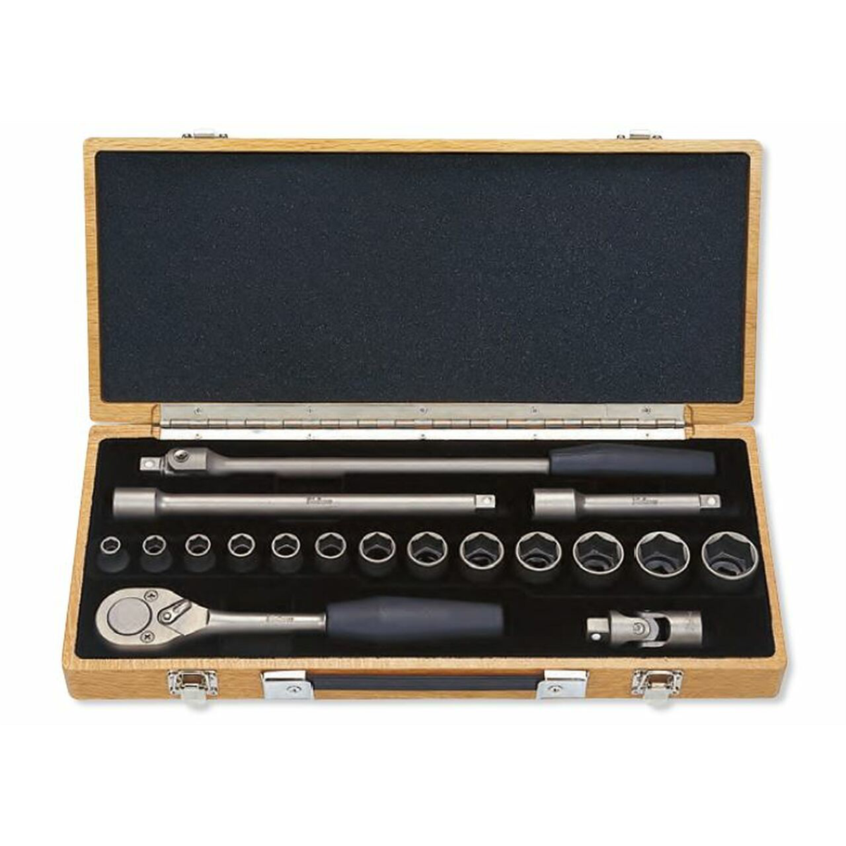 Ko-ken USA TI4261M Titanium Penta-Drive 18 Piece 6-Point Metric Socket set  8-27mm
