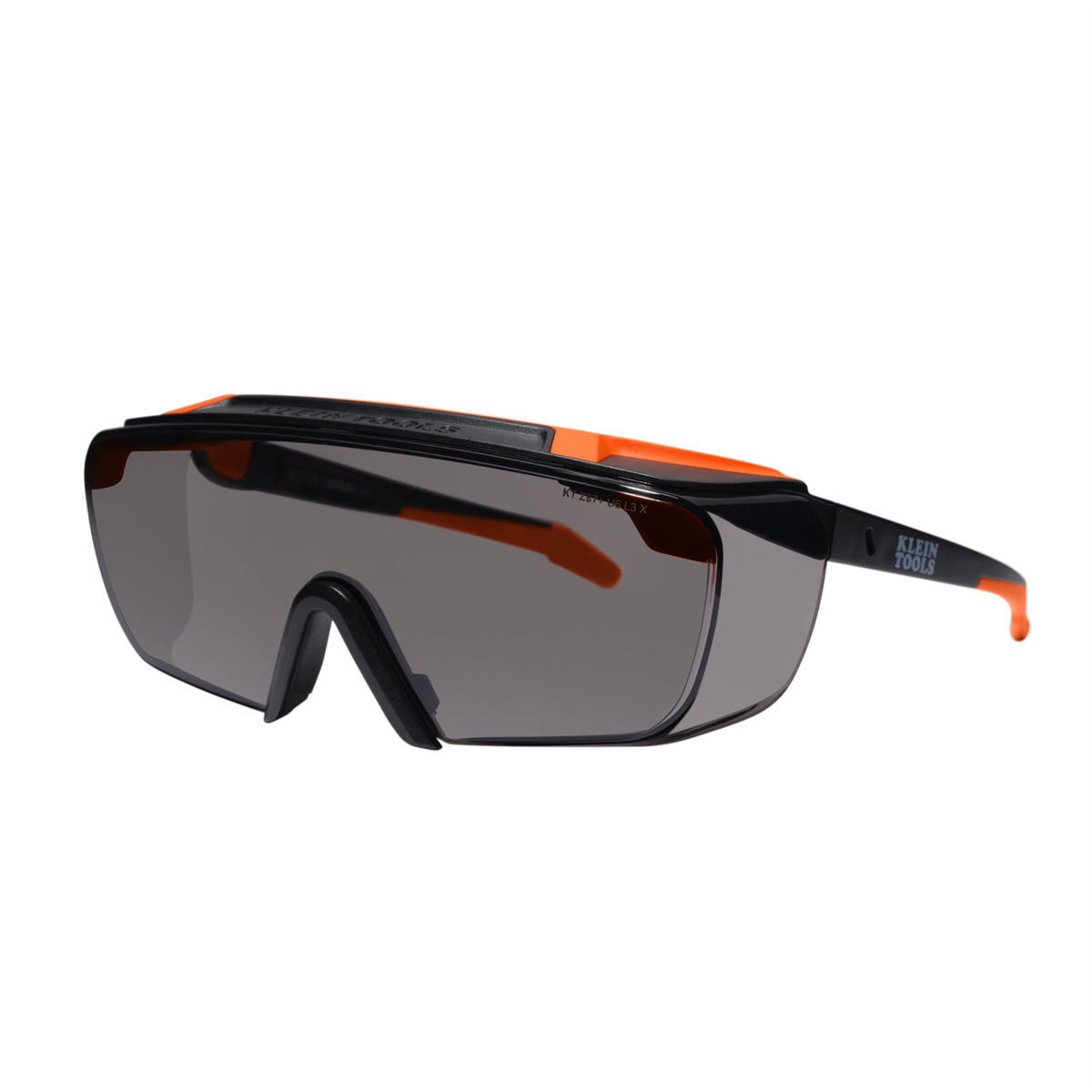Klein Tools Over-The-Glasses Safety Glasses, Shaded Gray Lens