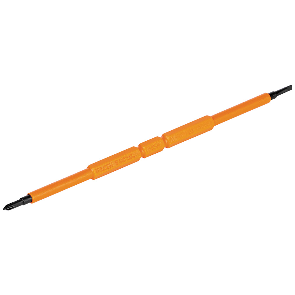Klein Tools Screwdriver Blades, Insulated Double-ended Slotted, Phillips, 2-pack