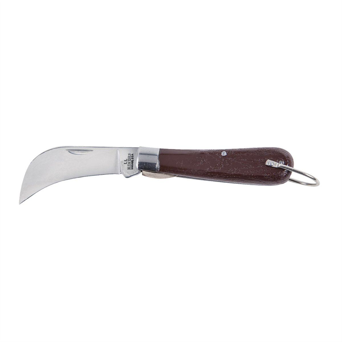 Klein Tools Pocket Knife, Carbon Steel Hawkbill Slitting Blade