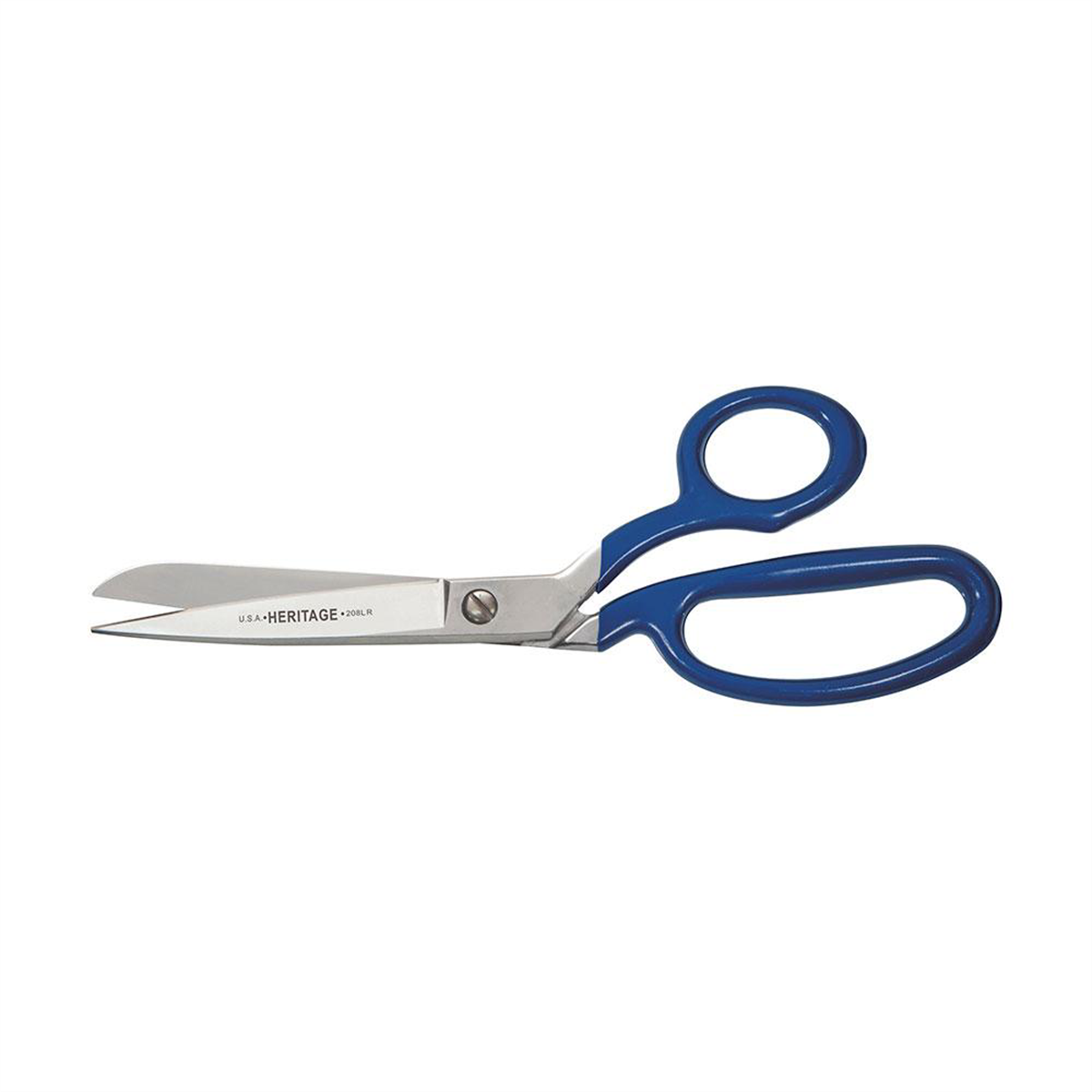 Klein Tools Bent Trimmer w/Large Ring, Blue Coating, 8-Inch