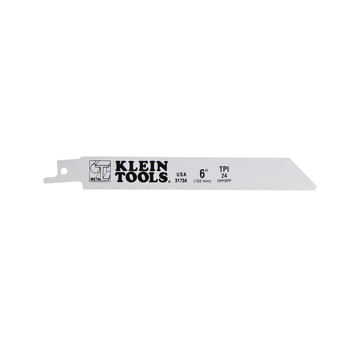 Klein Tools Reciprocating Saw Blades, 24 TPI, 6-Inch, 5-Pack
