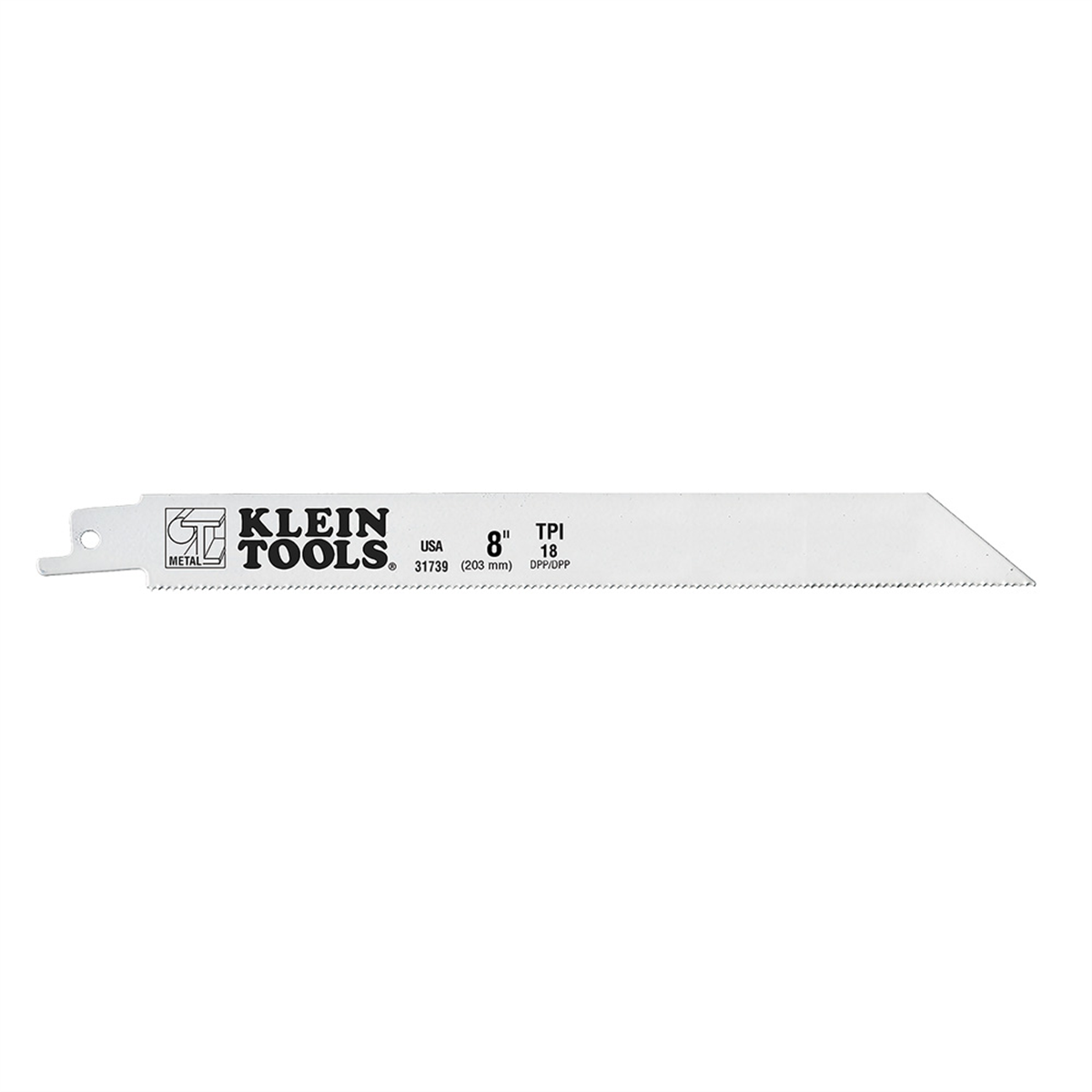 Klein Tools Reciprocating Saw Blades, 18 TPI, 8-Inch, 5-Pack