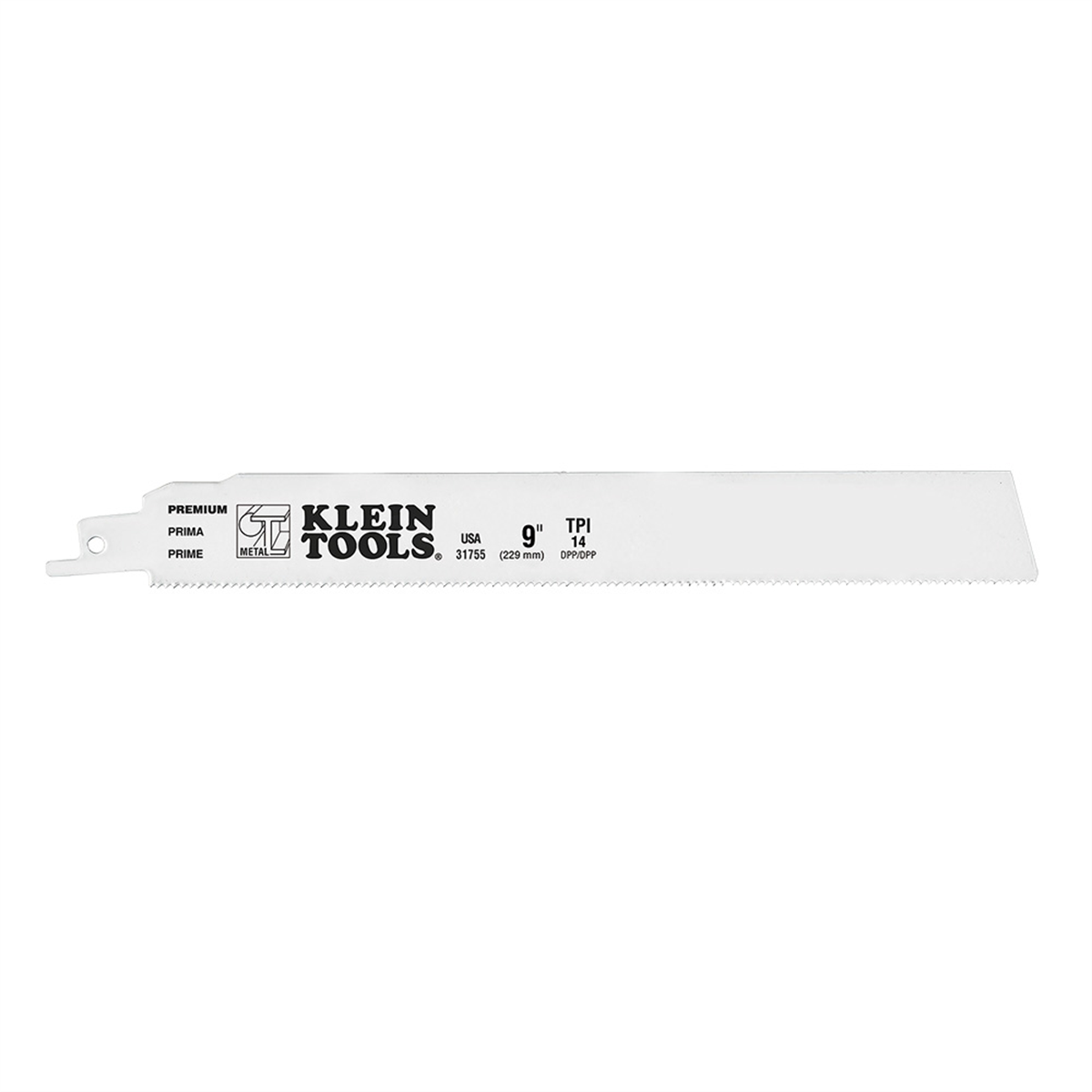 Klein Tools Reciprocating Saw Blades, 14 TPI, 9-Inch, 5-Pack