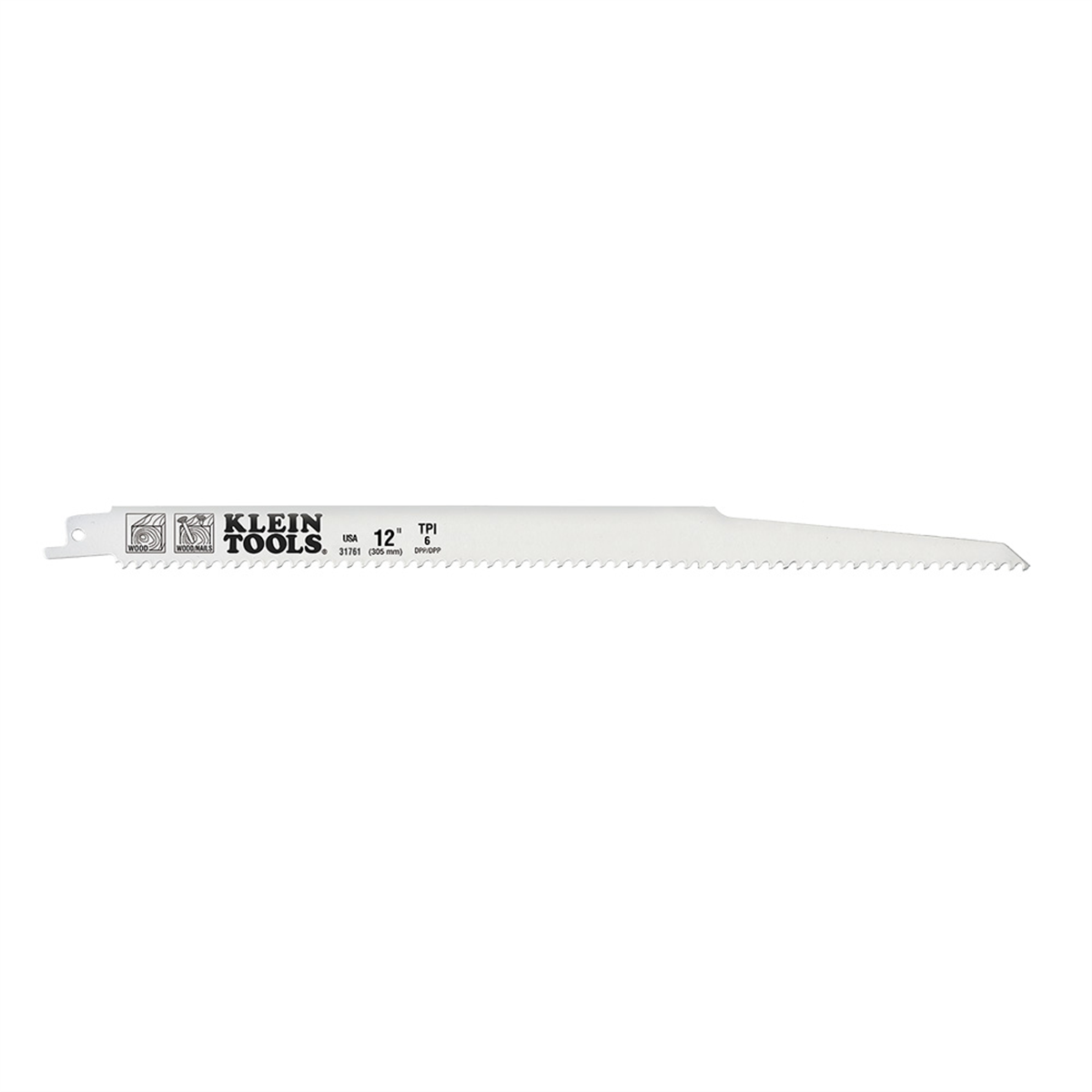 Klein Tools Reciprocating Saw Blades, 6 TPI, 12-Inch, 5-Pack