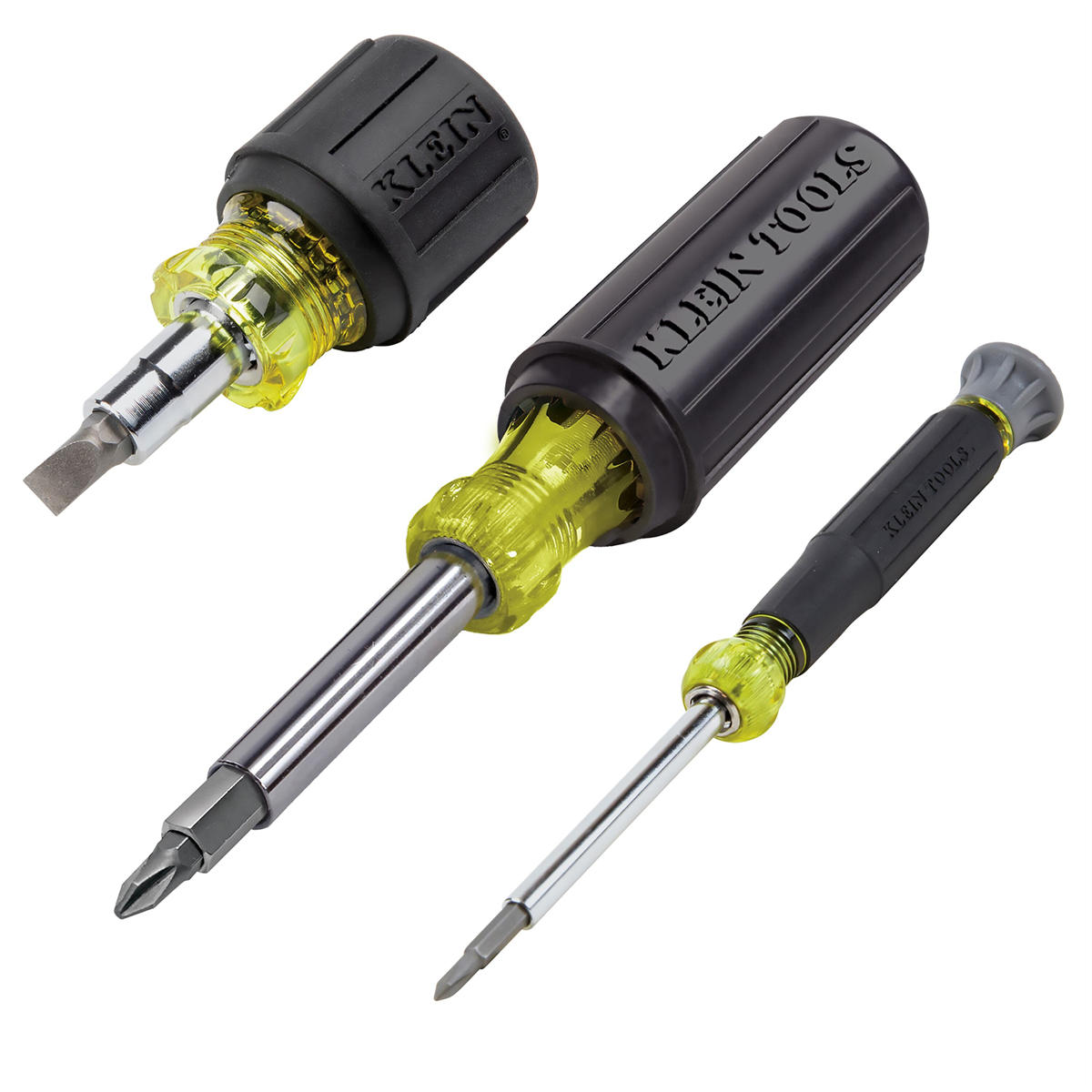 Klein Tools Multi-Bit Screwdriver/Nut Driver Set, 3-Piece