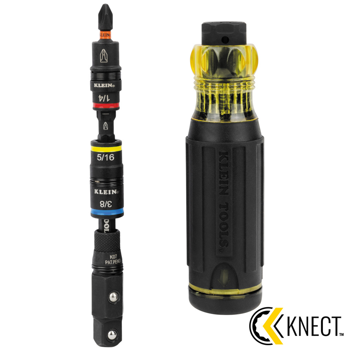 Klein Tools KNECT 17-in-1 Impact-Rated Hybrid Screwdriver / Nut Driver