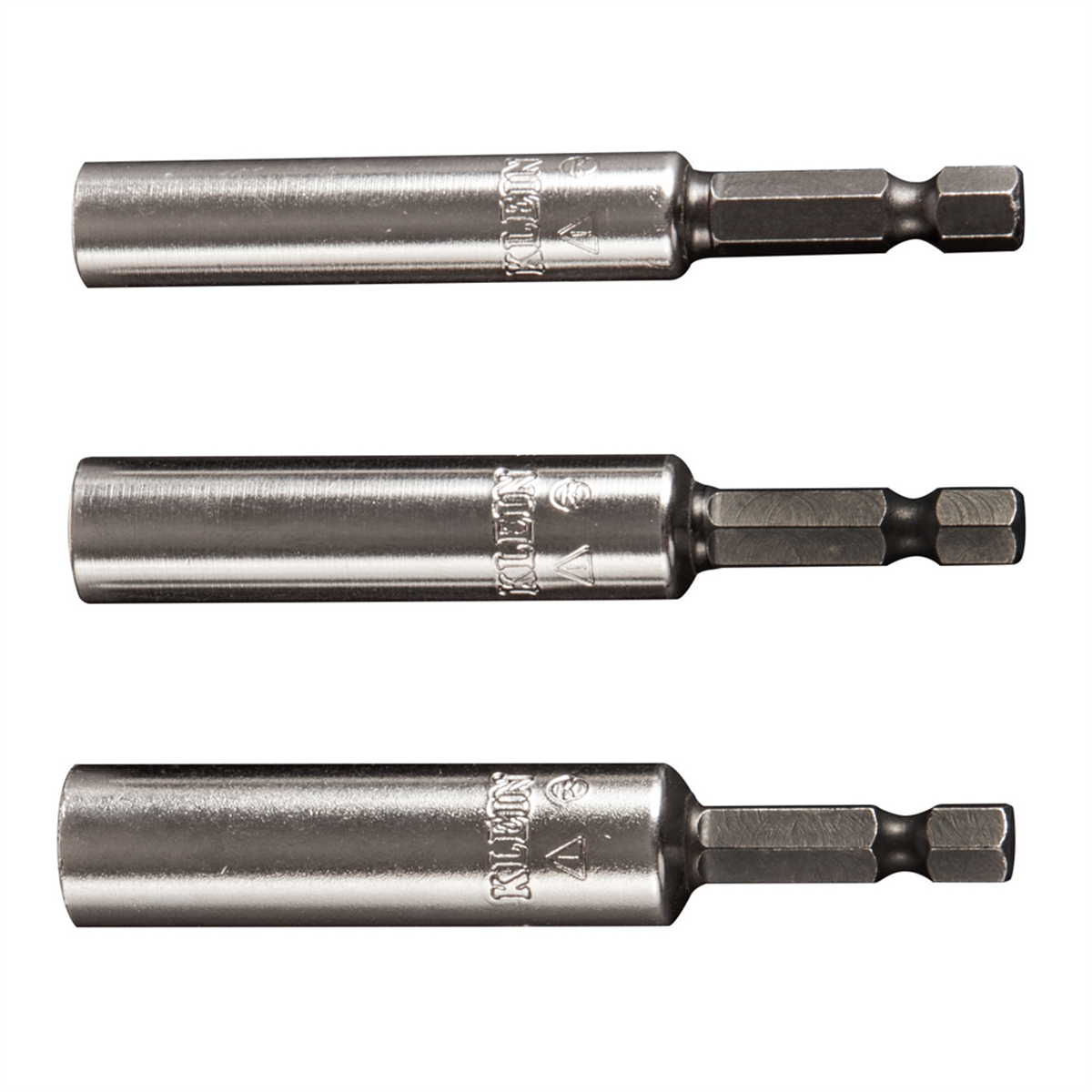 Klein Tools 3-in-1 Impact Flip Socket, 1/4-Inch, 5/16-Inch, 5-Inch Length