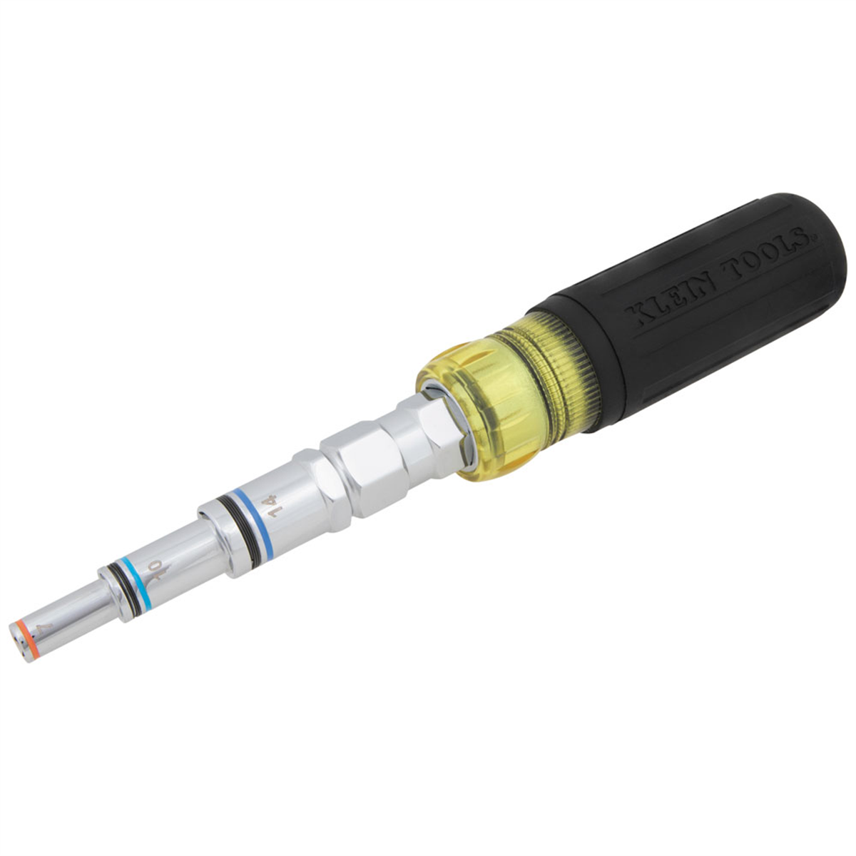 Klein Tools 7-in-1 Impact Rated Flip Socket Set with Handle