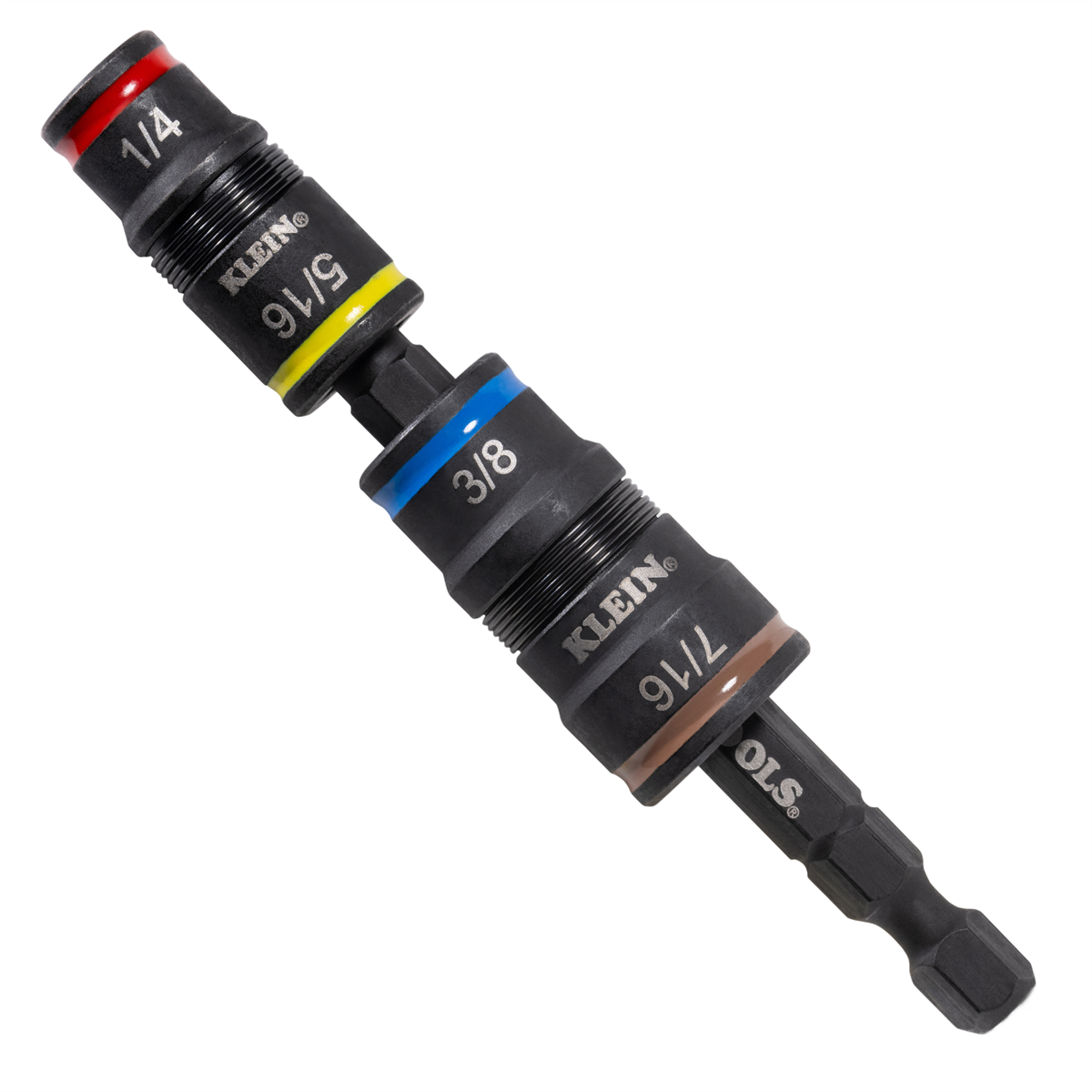 Klein Tools 7-in-1 Impact Flip Socket Set