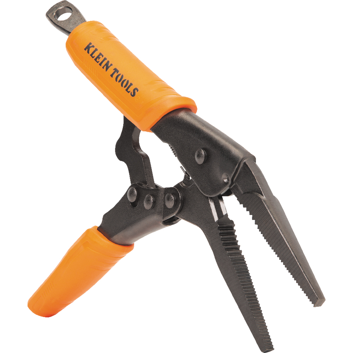Klein Tools C-clamp Locking Pliers With Swivel Jaws, 9-inch