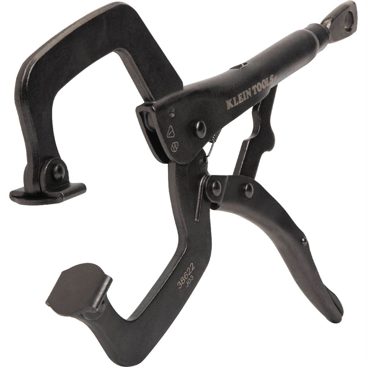 Klein Tools C-clamp Locking Pliers With Standard Jaws, 9-inch
