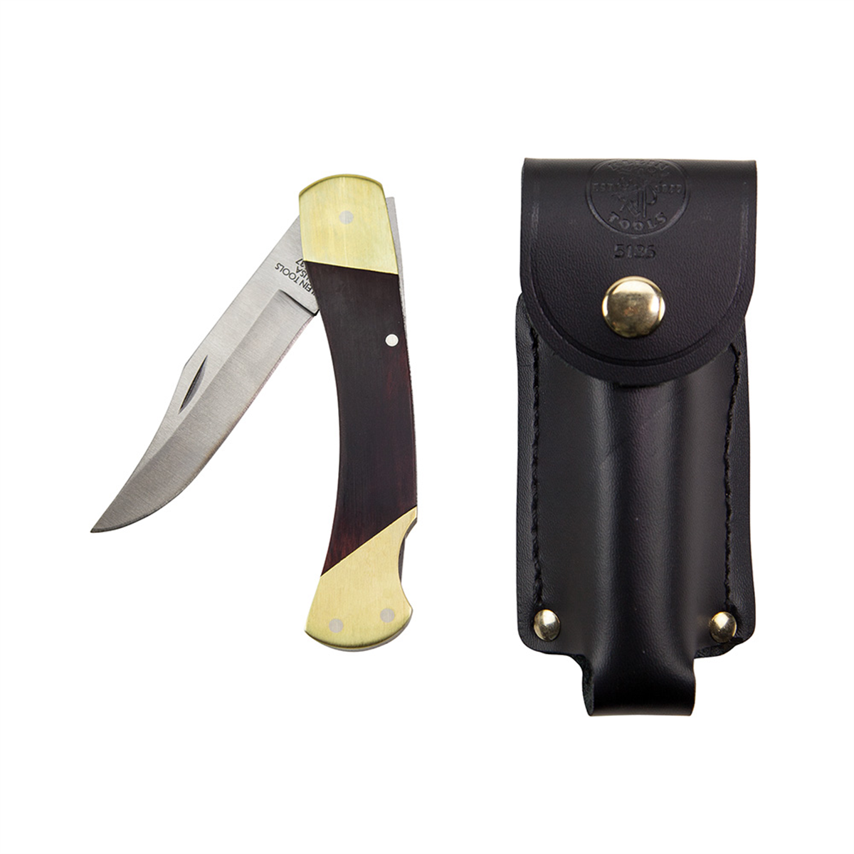Klein Tools Pocket Knife, Cable Skinning, Hawkbill Blade