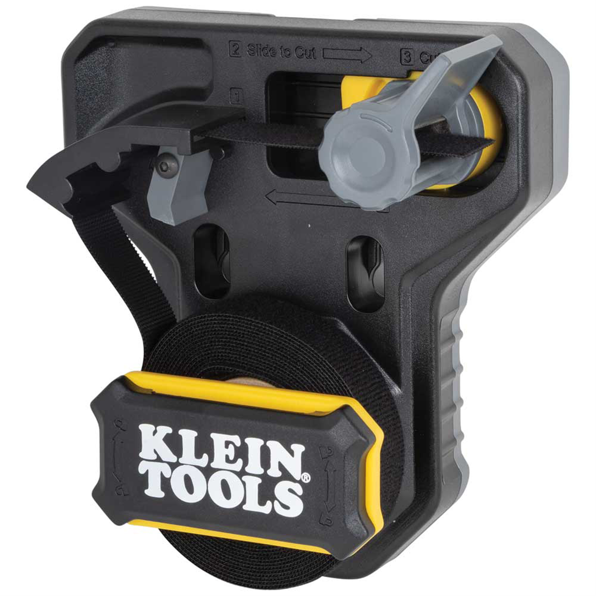 Klein Tools Hook and Loop Tape, 3/4-Inch, 25-Foot, White, Custom Length Cable Ties