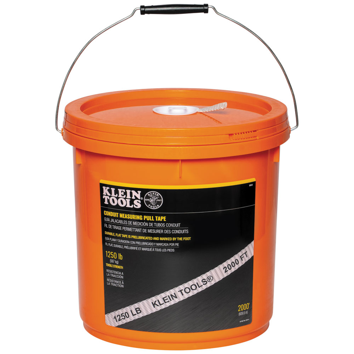 Klein Tools Conduit Measuring Pull Tape, 2500-Pound x 1000-Foot