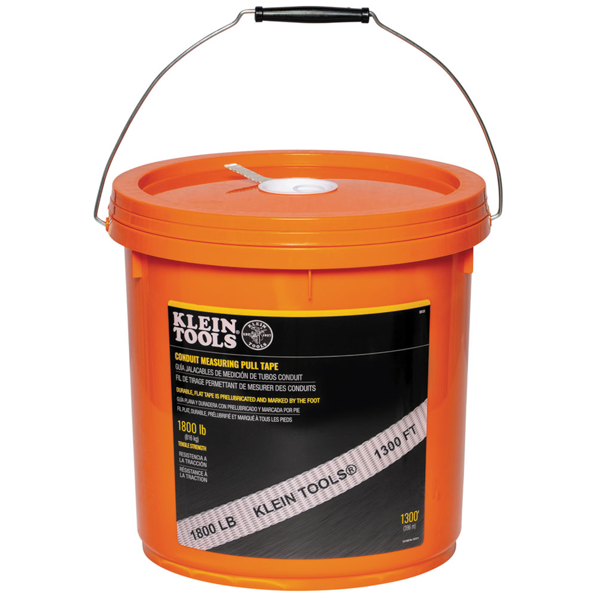 Klein Tools Conduit Measuring Pull Tape, 2500-Pound x 3000-Foot