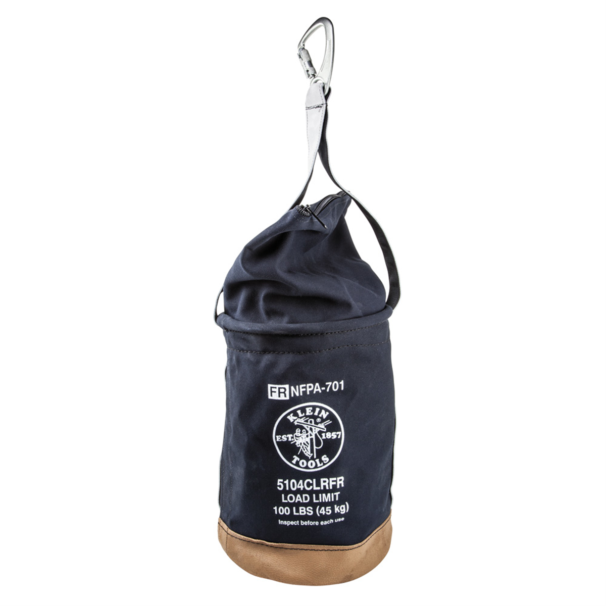 Klein Tools Mini Tool Bucket, Leather-Bottom