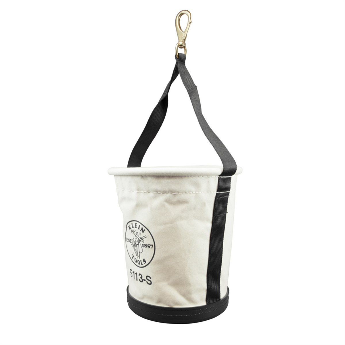 Klein Tools Canvas Bucket with Drawstring Close, 22-Inch