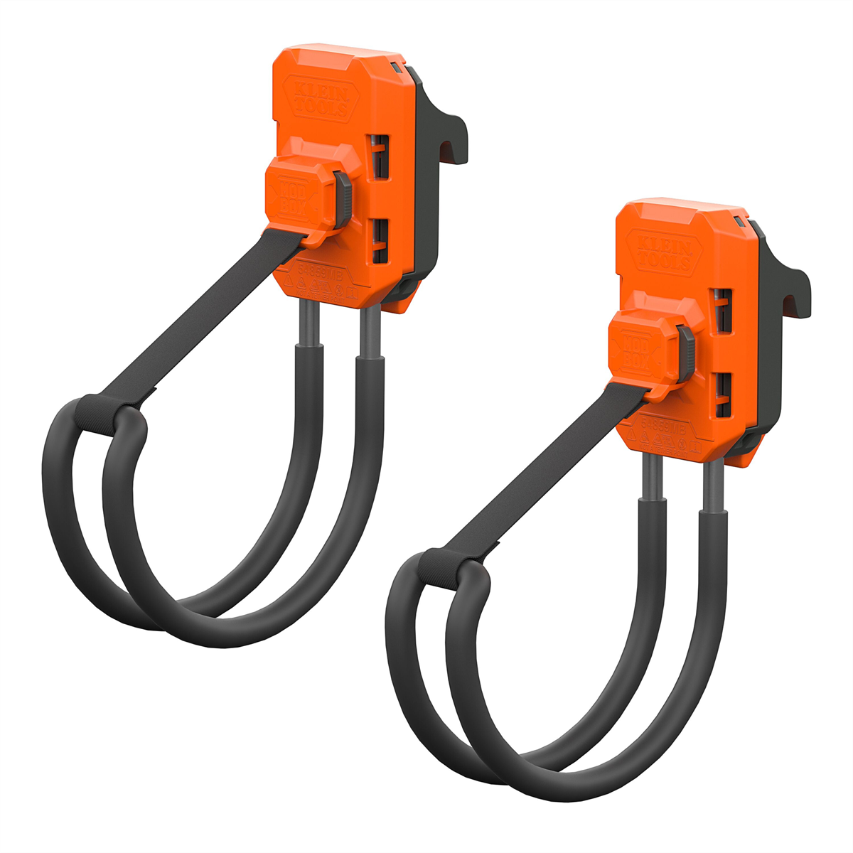 Klein Tools MODbox&trade; Wall System, J-Hook with Strap, 2-Pack