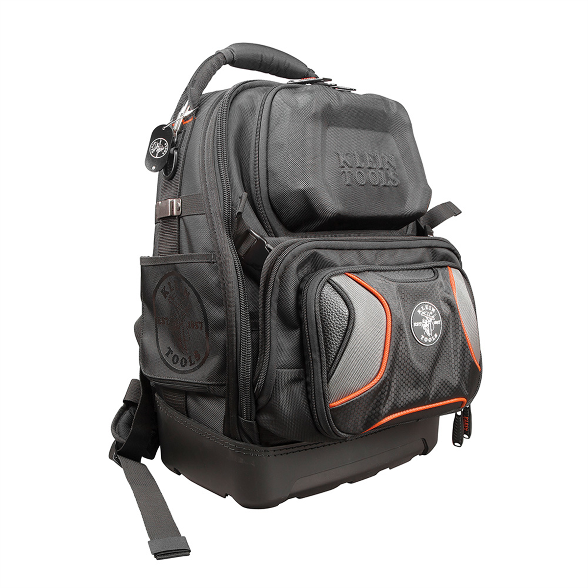 Klein Tools Tradesman Pro&trade; Tool Bag Backpack, 35 Pockets, Black, 17.5-Inch