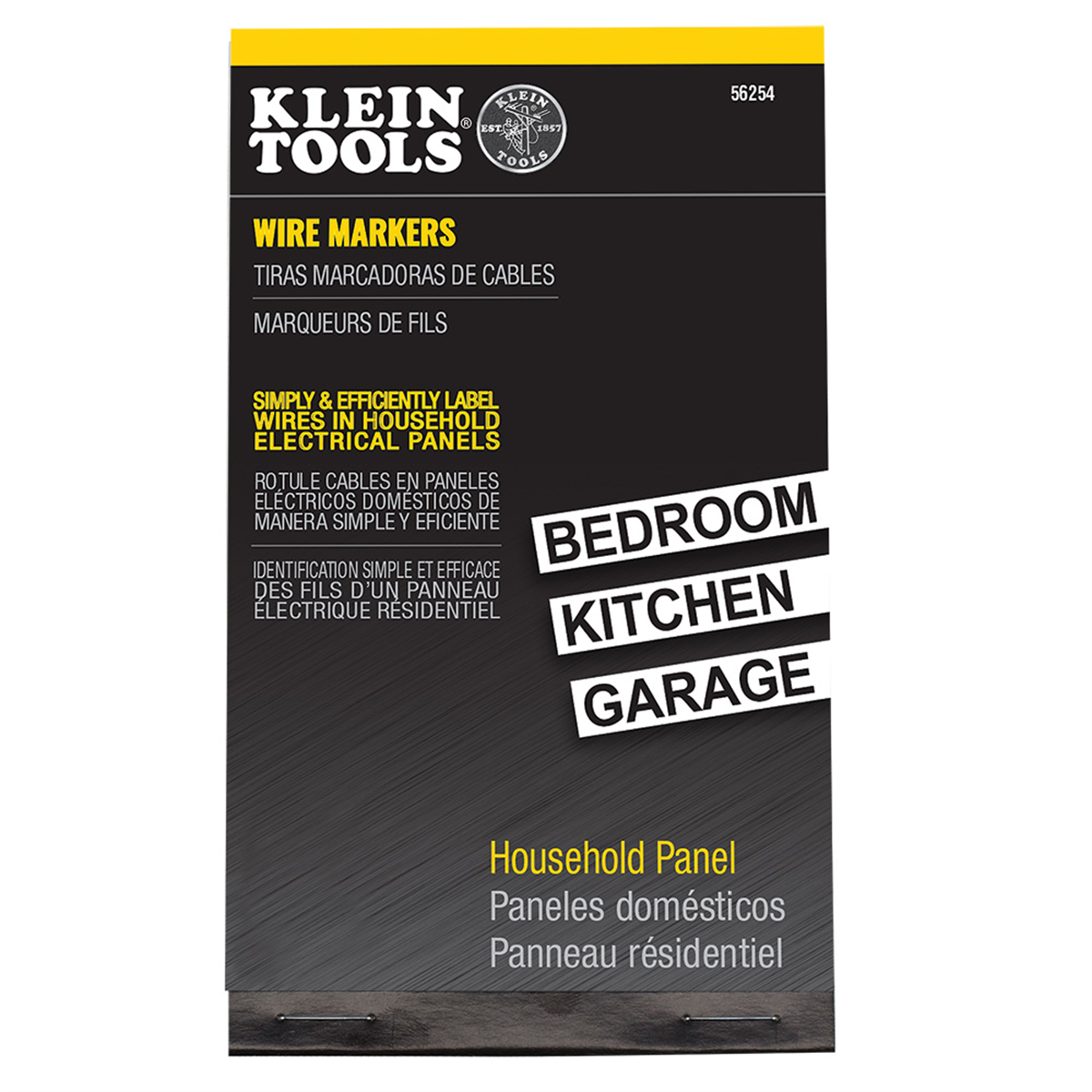 Klein Tools Wire Marker Book, 277/480V 3 Phase 1-48