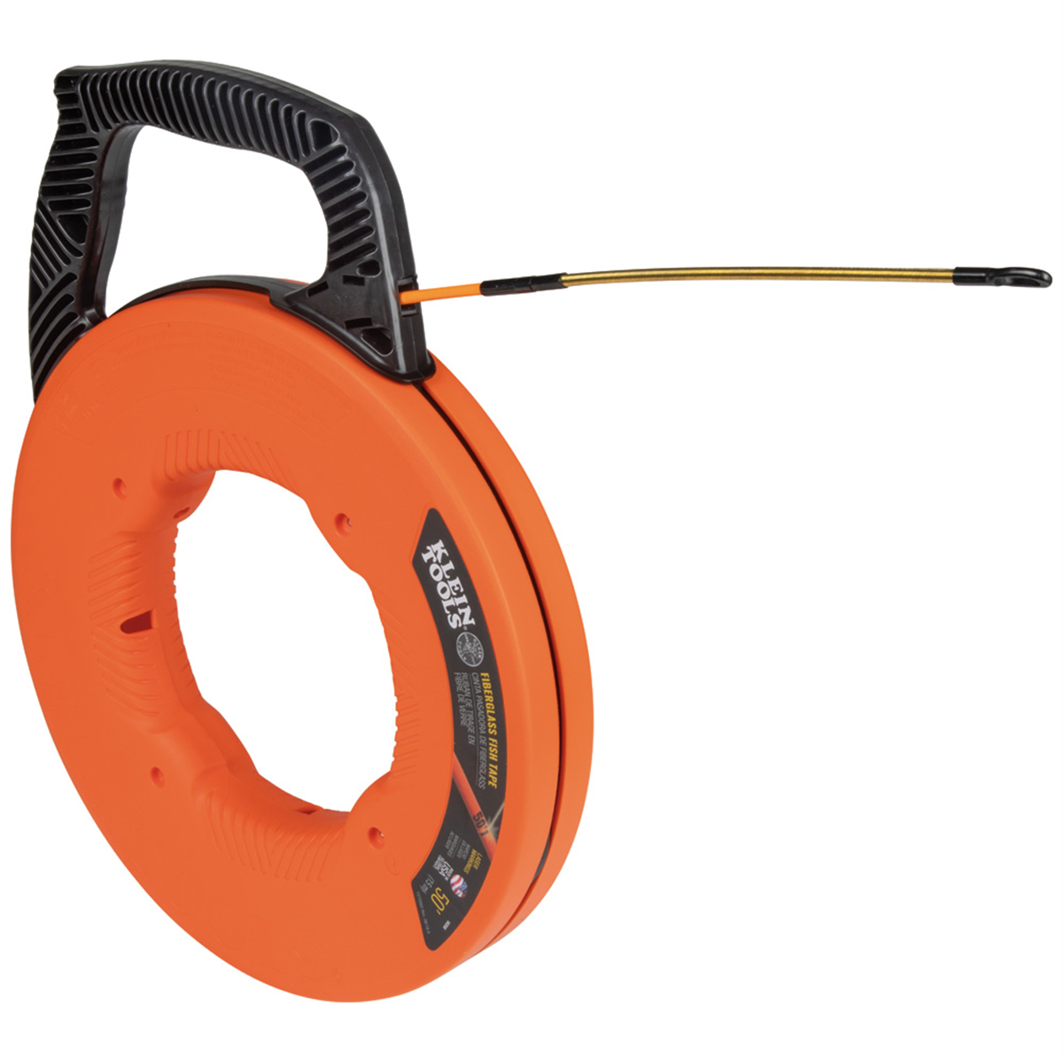 Klein Tools Wide Steel Fish Tape, 1/4-Inch x 25-Foot