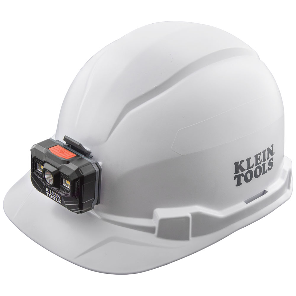 Klein Tools Hard Hat, Non-Vented, Cap Style, White