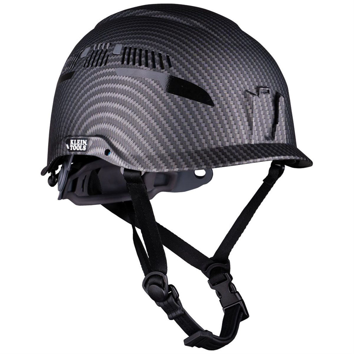 Klein Tools Klein Carbon Fiber Full Brim Hard Hat with Headlamp, Spartan