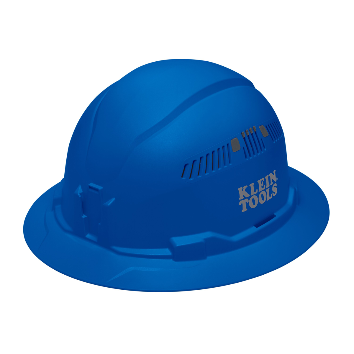 Klein Tools Hard Hat, Non-Vented, Full Brim Style, Gray