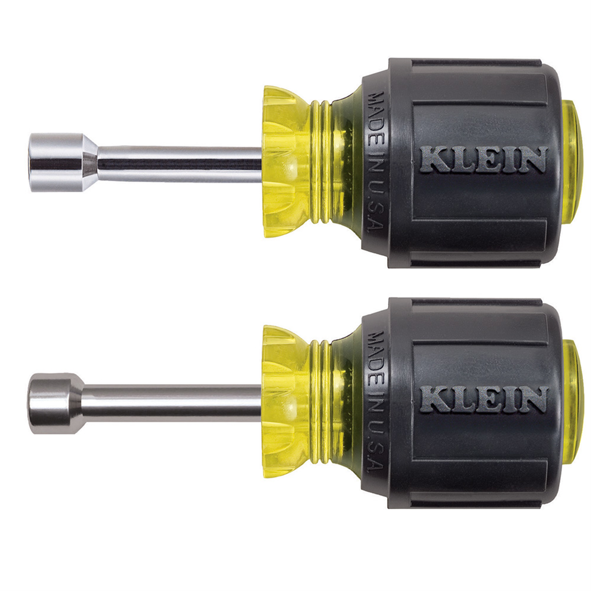 Klein Tools 5/16-Inch Stubby Nut Driver, 1-1/2-Inch Shaft, Cushion-Grip&trade;