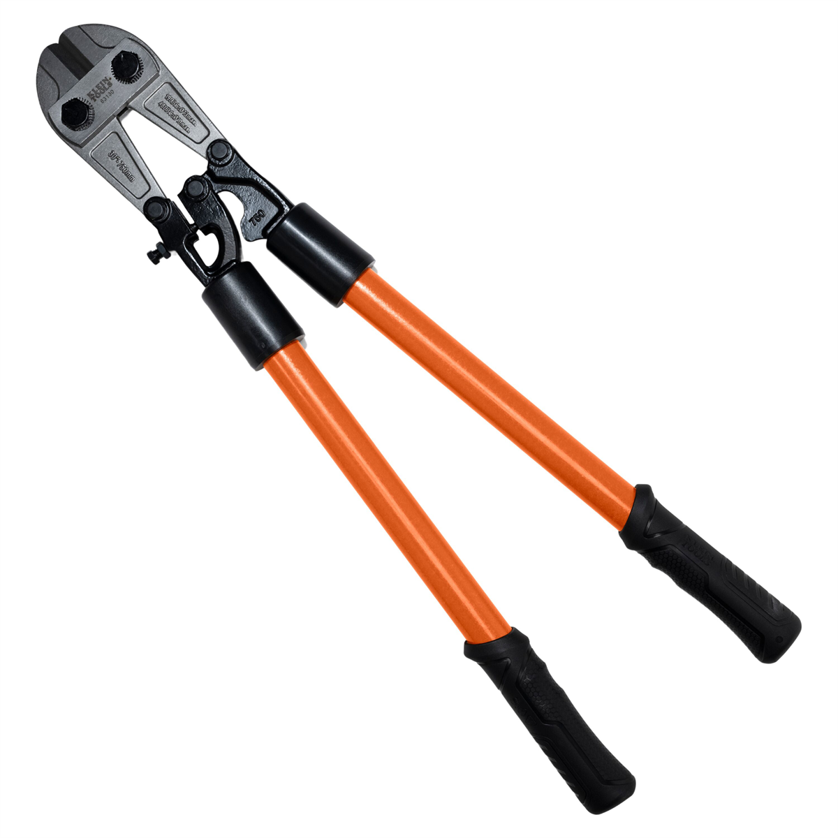 Klein Tools Bolt Cutter, Fiberglass Handle, 24-1/2-Inch