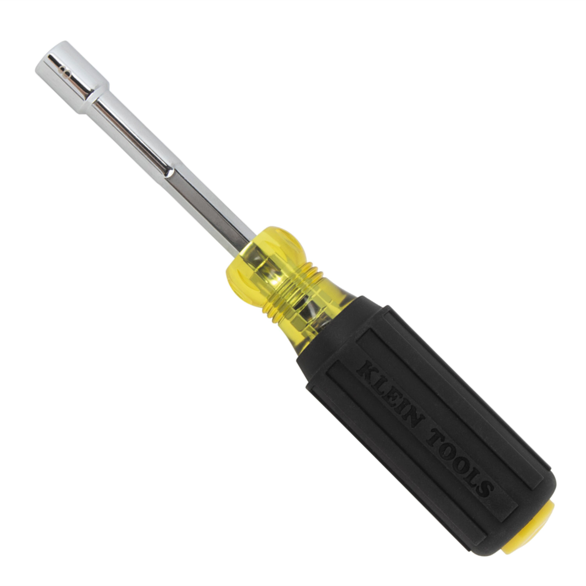 Klein Tools Metric Magnetic Color-Coded Nut Driver, Heavy-Duty Hollow-Shaft, 7mm