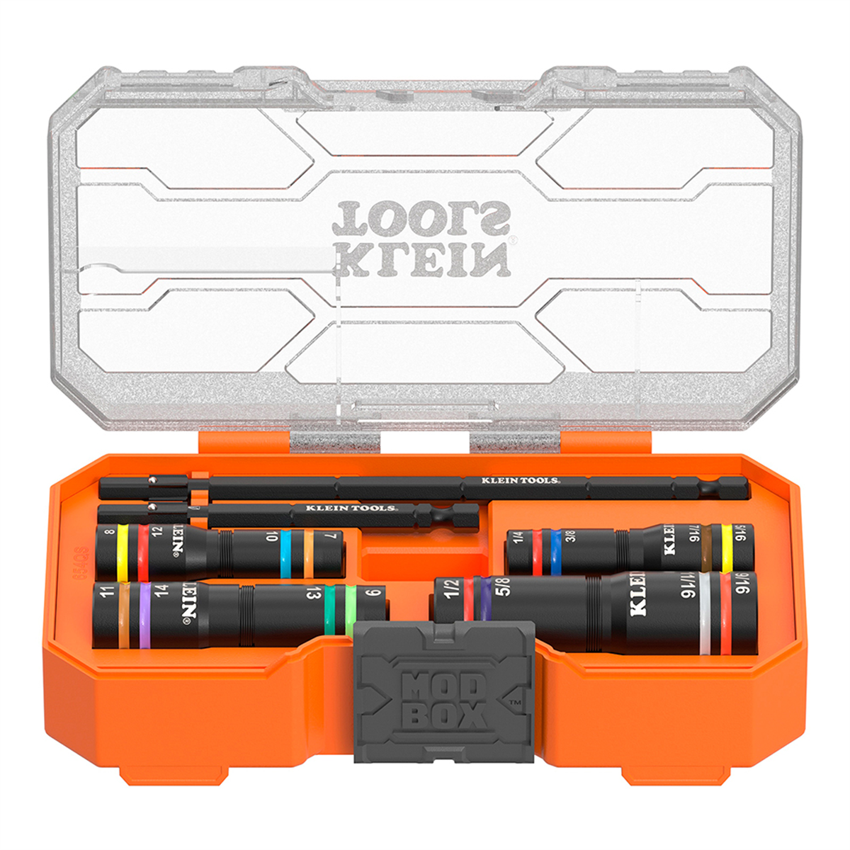 Klein Tools Color-Coded Hollow-Shaft Heavy-Duty Nut Driver, 9/16-Inch