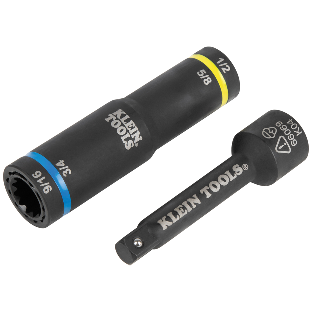Klein Tools 2-in-1 Impact Socket, 12-Point, 3/4 and 9/16-Inch