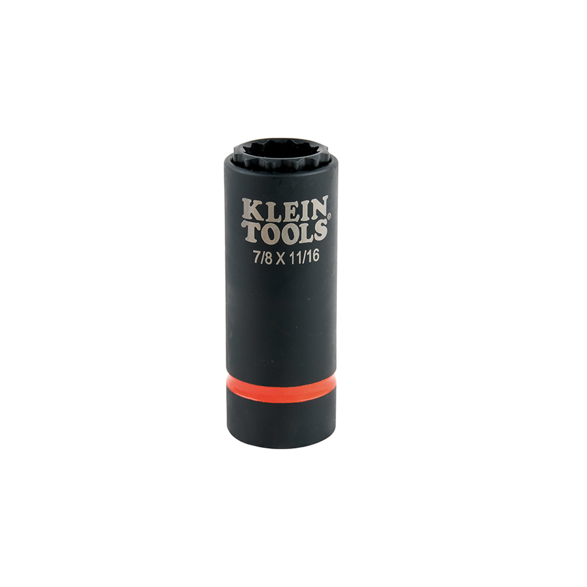 Klein Tools 2-in-1 Impact Socket, 12-Point, 1/2 and 3/8-Inch